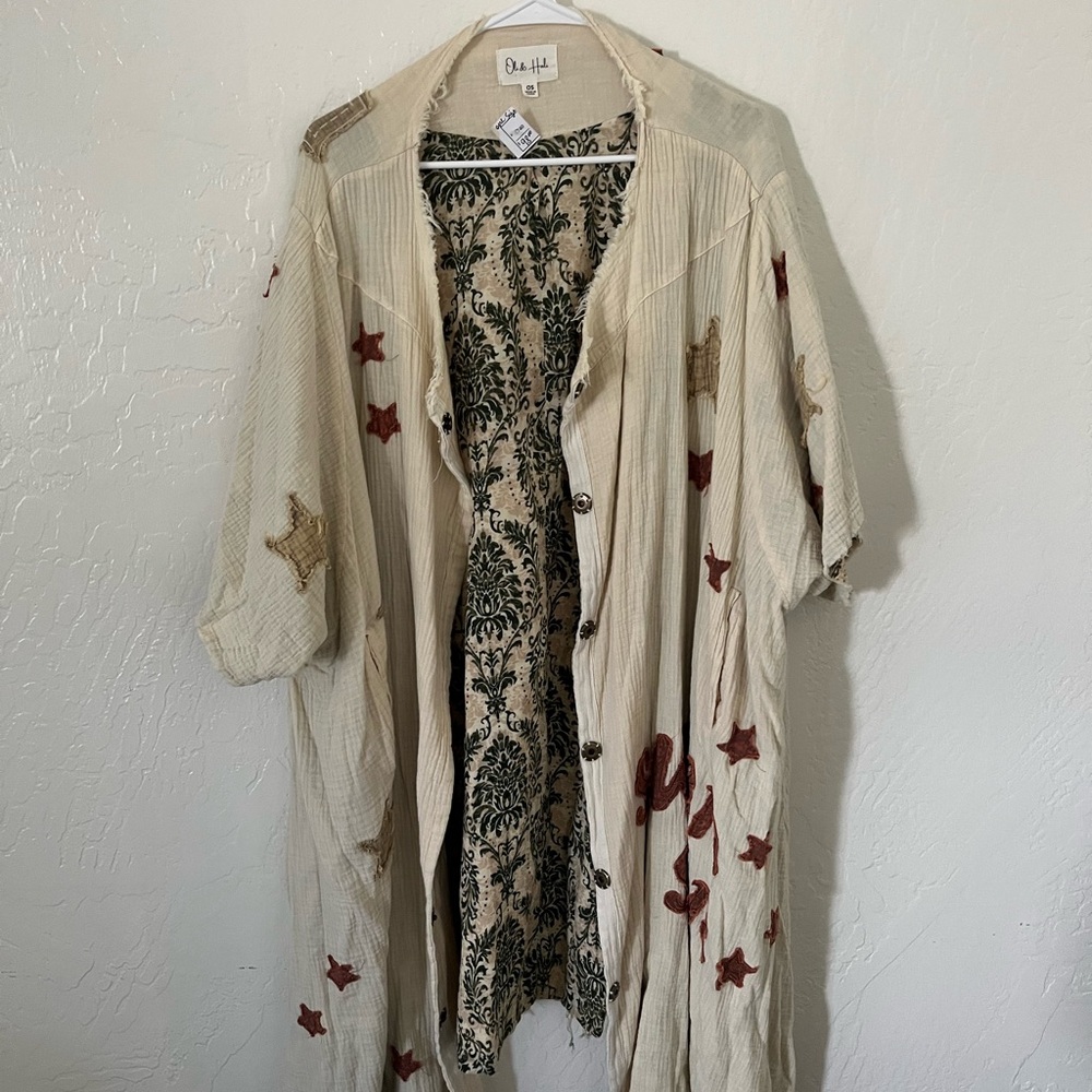Boho Beige Kimono / Jacket NWT